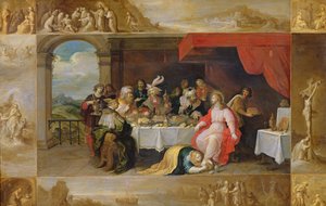 Christus in het huis van Simon de Farizeeër, 1637