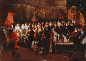 Het feest van Belsazar, c.1610