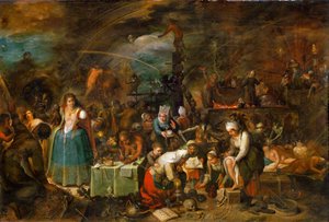Onbekend beeld door Frans II the Younger Francken
