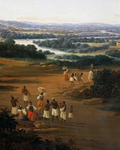Dorp Serinhaem in Brazilië of Het huis van een suikerrietplanter in Brazilië