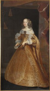 Portret van prinses Eleonora Gonzaga van Mantua, Nevers en Rethel, keizerin van het Heilige Roomse Rijk door Frans Luyckx or Leux