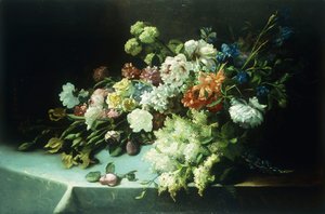 Bloemstilleven door Frans Mortelmans