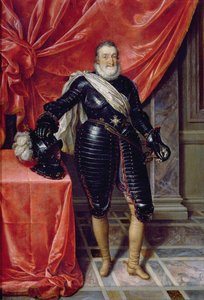 Hendrik IV, koning van Frankrijk, in harnas, ca.1610