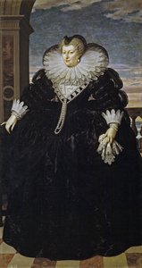 Portret van Marie de Médici door Frans Pourbus the Younger