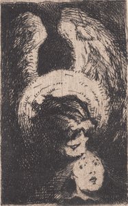 Oudjaarsavond 1893. Proefplaat door Frans Schwartz