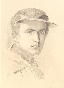 Portret van J. Th. Lundbye door Frans Schwartz
