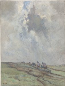 Het drogen van netten