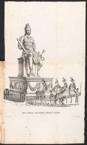 Reus Grootvader in de optocht voor de Heilige Rombout, 1825