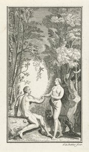 Het huwelijk van Adam en Eva door Frans de Bakker
