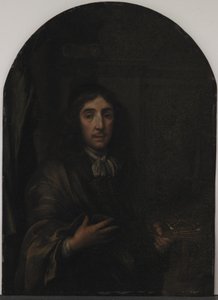 Portret van een Schilder door Frans van I Mieris