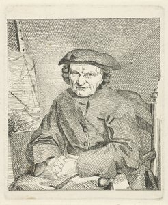 Portret van Adam Silo door Frans van der Mijn