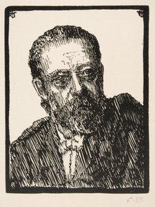 Portret van Bedrich Smetana 1824-1884