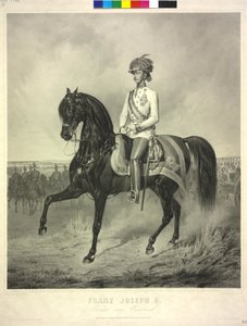 Keizer van Oostenrijk Franz Joseph I door Franz Adam