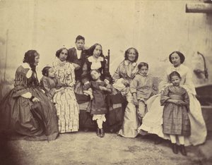 [Tien leden van de Antoine familie], 1850s-60s door Franz Antoine