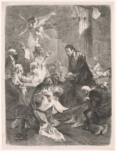 Heilig Avondmaal van Christus en de Apostelen door Franz Anton Maulbertsch