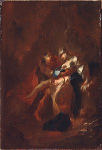Juda en Tamar door Franz Anton Maulbertsch