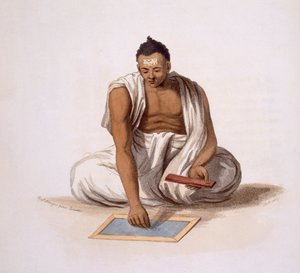 Een Dyback, of Astroloog door Franz Balthazar Solvyns