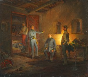 Kopals laatste nacht met kolonel Schlechta in een Italiaanse boerenhut