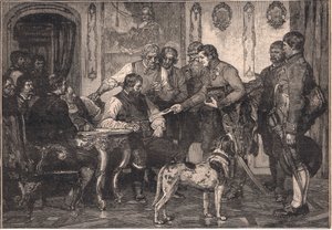 Andrew Hofer benoemd tot gouverneur van Tirol AD 1809 door Franz Defregger