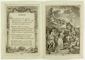 Blad 8, uit Nella Venuta door Franz Edmund Weirotter