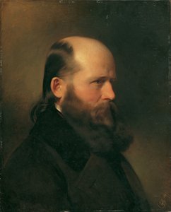 De schrijver en muzikant Dr. Groß door Franz Eybl