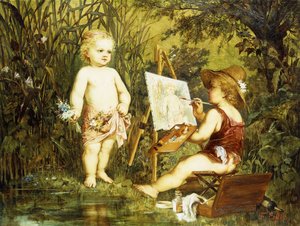 Speelse putti
