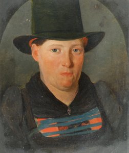 Portret van een boerin