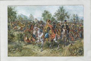 Franz Freiherr von der Trenck en zijn regiment, 1903