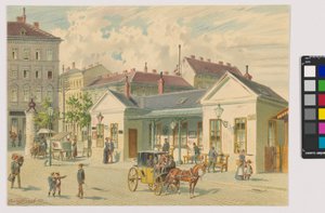 Opschrift: „Gumpendorfer Linie” door Franz Gerasch