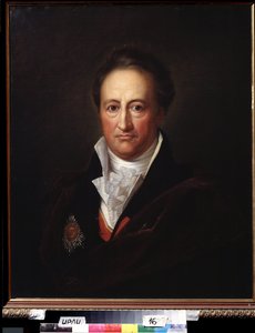 Portret van de schrijver Johann Wolfgang von Goethe (1749-1832) door Franz Gerhard von Kugelgen