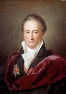 Portret van Johan Wolfgang Goethe (1749-1832), Duitse schrijver door Franz Gerhard von Kugelgen