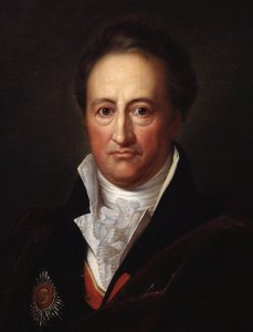 Portret van de schrijver Johann Wolfgang von Goethe (1749-1832) (detail) door Franz Gerhard von Kugelgen
