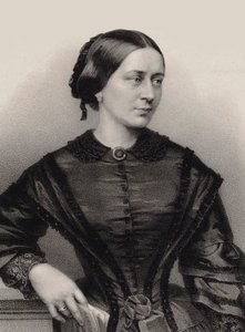 Portret van Clara Schumann 1819-1896, 1860 door Franz Hanfstaengl