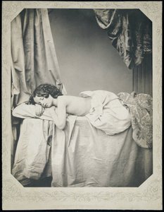 Studie van Eugenie von Klenze door Franz Hanfstaengl