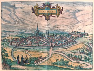 Cambrai, Frankrijk door Franz Hogenberg