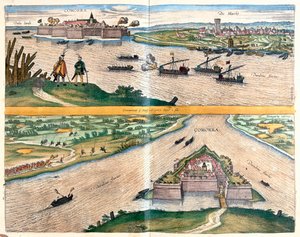 Fort Komarno, Slowakije door Franz Hogenberg