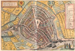Gouda, Nederland (gravure)
