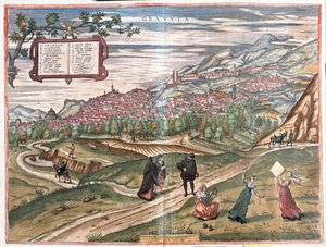 Granada, Spanje door Franz Hogenberg