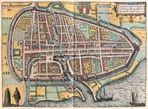 Rotterdam, Nederland (gravure)