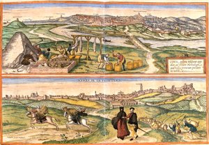 Gezichten van Conil de la Frontera (Conil) en Xeres (Xeres de la Frontera), Spanje