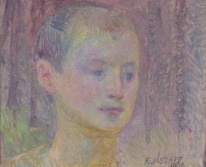 Franzerl, de zoon van de kunstenaar door Franz Jaschke