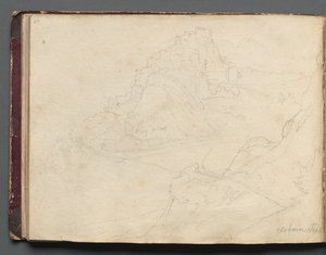 Album met Zichten van Rome en Omgeving, Landschapsstudies, pagina 20b: Cervera