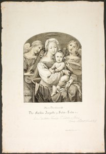 Madonna met het Christuskind door Franz Johann Heinrich Nadorp