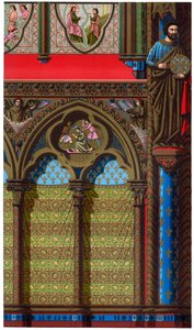 Decoratie van de Sainte Chapelle, Parijs, 13e eeuw