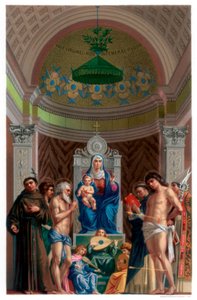 San Giobbe Altaarstuk door Franz Kellerhoven