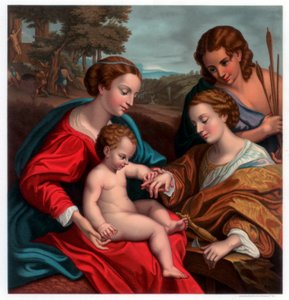 Het mystieke huwelijk van Sint Catharina
