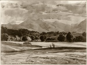 Voorgebergte landschap