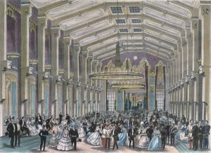 Sophien-Bad-Saal, een hofbal in het Hofburg Paleis, Wenen door Franz Kollarz