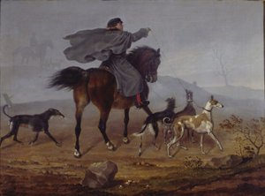 Uitrit voor de jacht door Franz Krüger