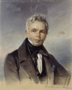 Portret van Karl Friedrich Schinkel door Franz Krüger